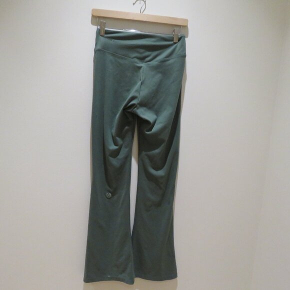 VICTORIA'S SECRET PINK Ultimate Flare Leggings Fresh Forest Green Y2K Lounge - Picture 9 of 14